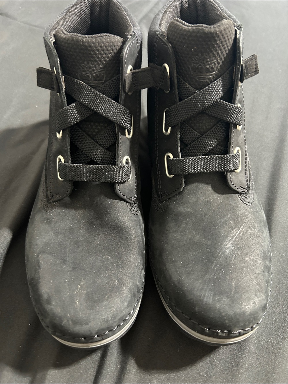 Timberland Women's Black Nubuck Ankle Booties